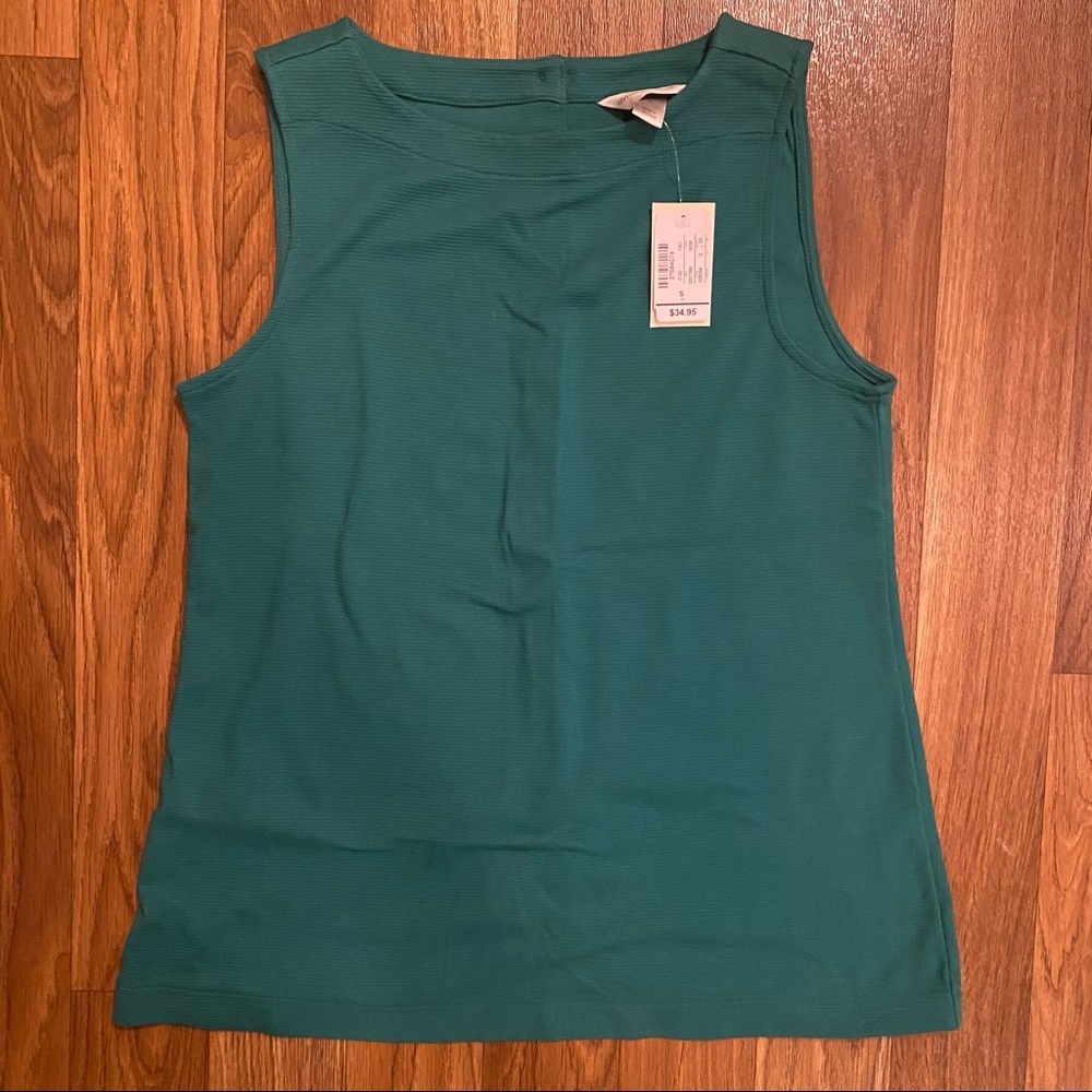 NWT Christopher & Banks Button Back Tank, Small